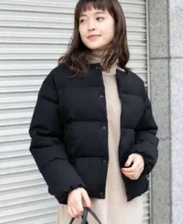 카구레 KAGURE 다운 자켓 네이비 숏 기장