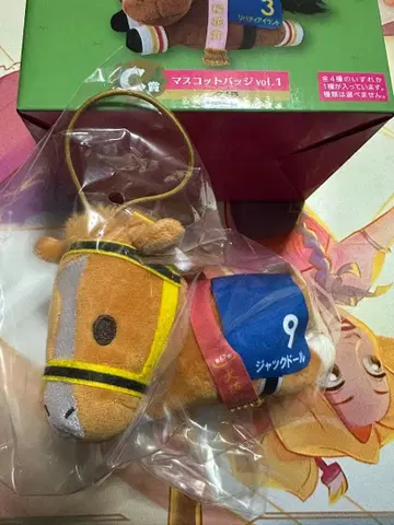 C상 다이토 복권 HORSE HEROES 타이틀 홀더 잭 인형