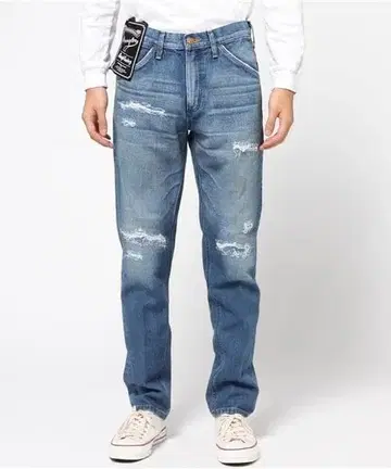 Wrangler WM1712 데미지 데님 M