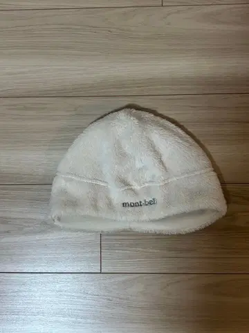 mont-bell 아이보리 니트 모자 S/M
