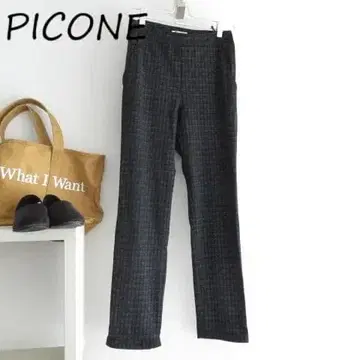 PICONE 피코네 올 로고 무늬 스트레치 저리 팬츠 사이즈 36