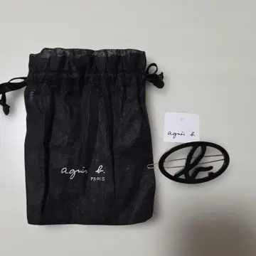 agnes b. 머리핀 블랙