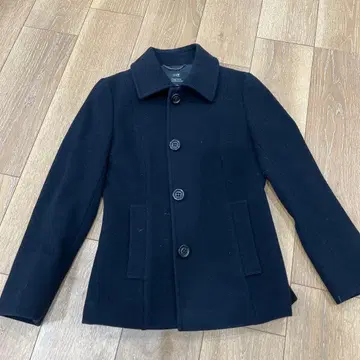 새상품급 23구 캐시미어 혼방 울 숏코트 이탈리아제 블랙 자켓