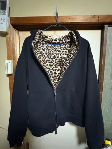 menes 레오파드 후드티