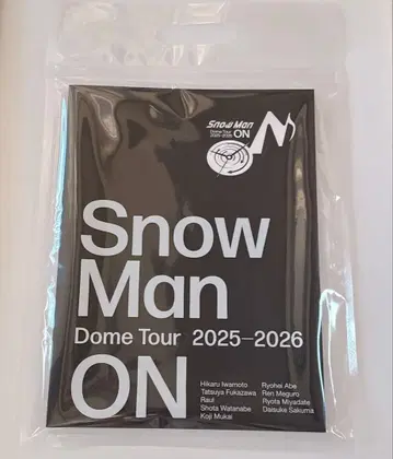 Snow Man Dome Tour 2025-2026 ON 팜플렛