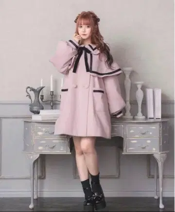 pium 2way 부케 리본 코트