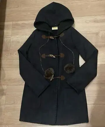 알바 로사 무스탕 후드 부착 더플 코트 사이즈 1