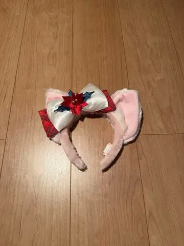 리나 벨 디즈니랜드 시 크리스마스 귀 머리띠