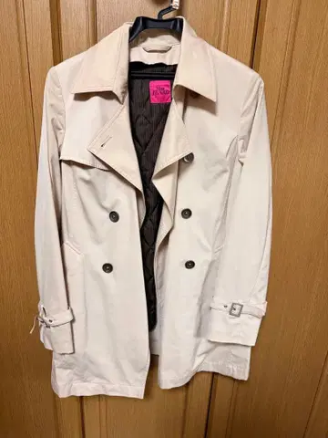 Miss JUNKO 베이지 트렌치코트