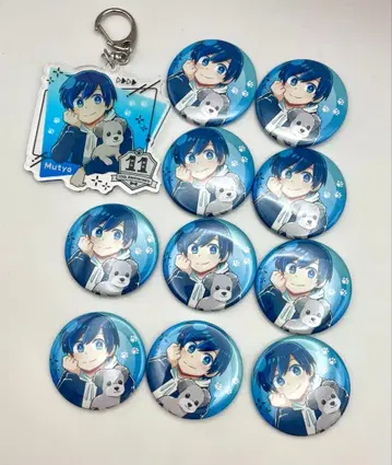 무챠 11주년 기념 캔뱃지 캔버 아크릴 키링 아크링 키링