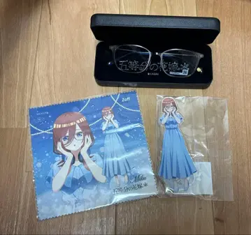 5등분의 신부 나카노 미쿠 Zoff 콜라보 안경 풀세트 안경