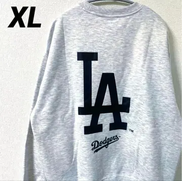 다저스 트레이닝복 맨투맨 백 프린트 자수 로고 속기모