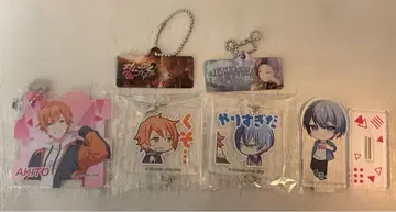 시노노메 아키토 아오야기 토우야 아크릴 키링 세트