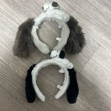 스누피 머리띠 2개 세트