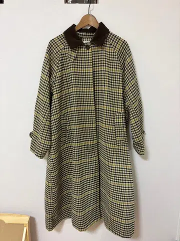 FREAK'S STORE 체크 무늬 롱 코트