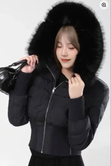 DALLA far style up down jacket black