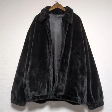 RAGEBLUE/레이지블루 블랙 퍼 블루종 L 사이즈