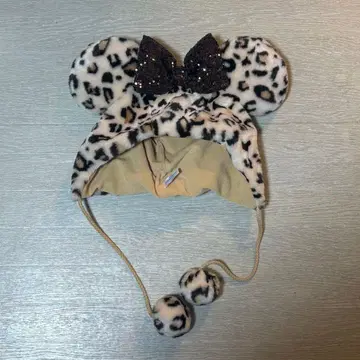 디즈니 레오파드 무늬 팬캡