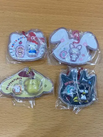 산리오 캐릭터 패키지 참 4개 세트