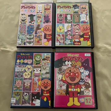 호빵맨 DVD 4장 세트 렌탈용