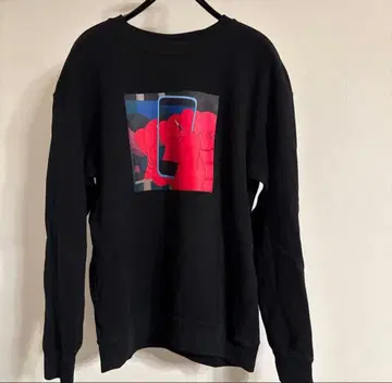 유니클로 KAWS 블랙 맨투맨 L 사이즈