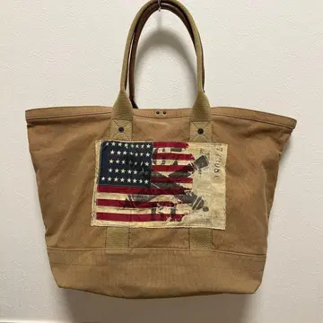 Polo Jeans Company 미국 국기 토트백