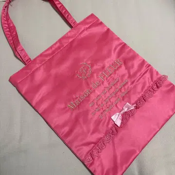 Maison de FLEUR 핑크 토트백