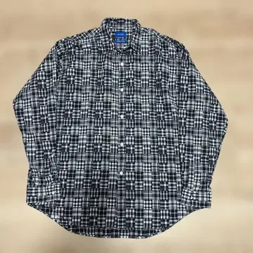 [ BEAMS ] 패치워크 미니 레귤러 카라 오버 사이즈 셔츠