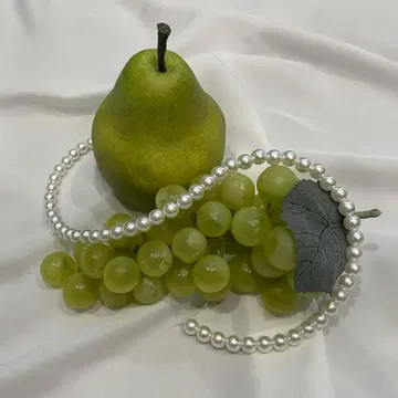 결혼식 웨딩 장식 웰컴 스페이스 후르츠 배 마스캇 펄