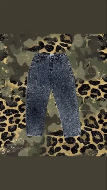 JUNGLE STORM 데님 M 사이즈 배기 와이드 블랙