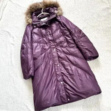 피노레 다운 코트 40 퍼플