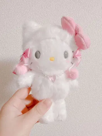 미사용 새상품 산리오 하라주쿠점 한정판 네코하라주쿠 마스코트 헬로키티