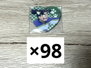 닌타마 란타로 난자타운 하트 캔뱃지 시오에 분지로