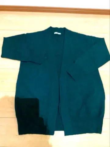 밀포아/야마다야 모 100% 그린 가디건