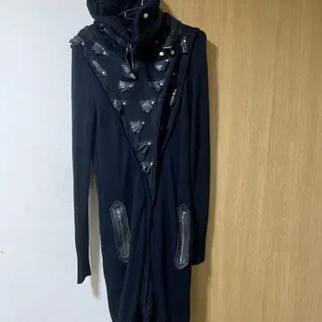 니트 천연 가죽 스웨이드 아우터