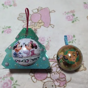 디즈니 크리스마스 오너먼트 2세트