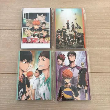 미개봉 새상품 하이큐!! happy 복권 G상 엽서북 4개 세트