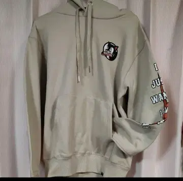 9090 Novel Core 콜라보 후드티 캐릭터 그래픽 미사용