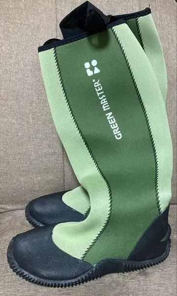 GREEN MASTER 방수 가드닝 부츠 올리브 그린 SS 사이즈