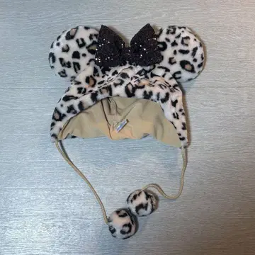 디즈니 레오파드 무늬 팬캡