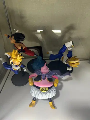 드래곤볼 피규어 세트 손오공 마인 부우 손오반 베지터
