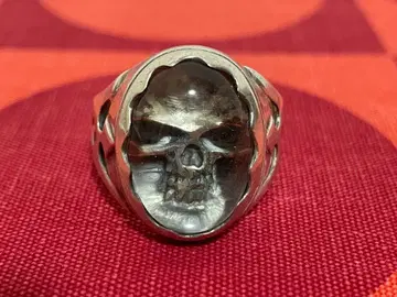 스컬 디자인 실버 반지 실버 925