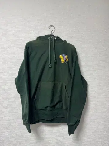 현행 택 Championreverse weave 후드티 그린