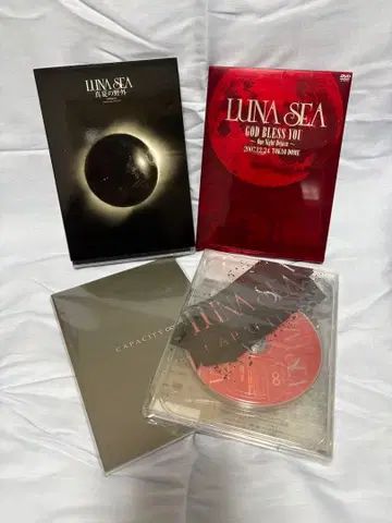 LUNA SEA DVD 3장 세트