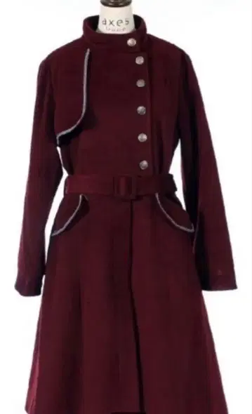 axesfemme 액시즈 자수 A라인 롱 코트