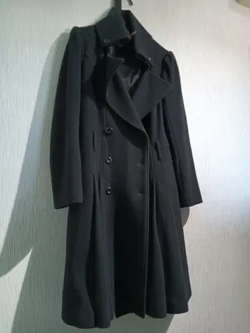 CLICHY 블랙 롱 코트