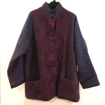 CLEO 아일랜드 산 퓨어 뉴 울 자켓 코트