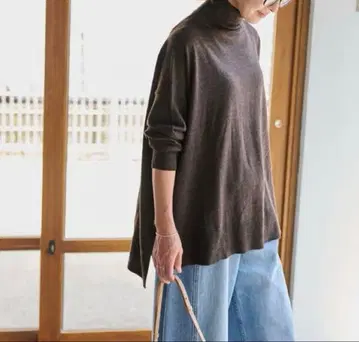 저널 스탠다드 리룸 BiellaYarn 와이드 터틀넥