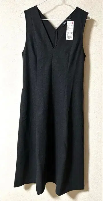 UNIQLO 브러쉬드 저지 원피스 M 다크 그레이