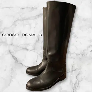 하자품 대특가 CORSO ROMA 9 블랙 롱 부츠